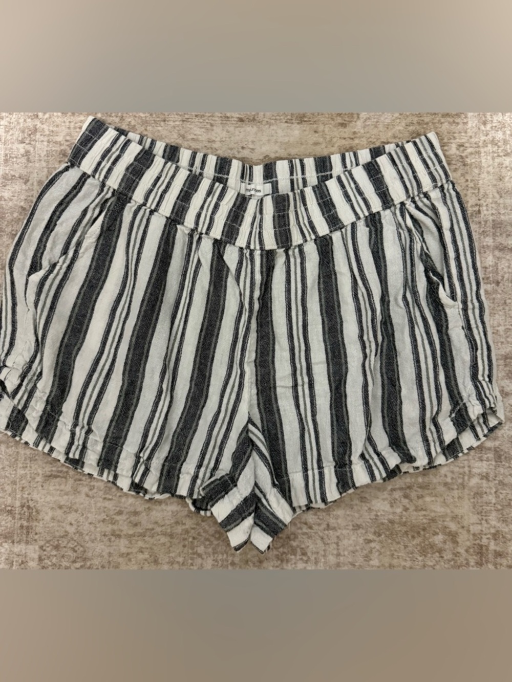 Maurices Striped High Waist Shorts